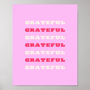 Affiche Gratuit, Remerciements, Citation De Gratitude, Ros