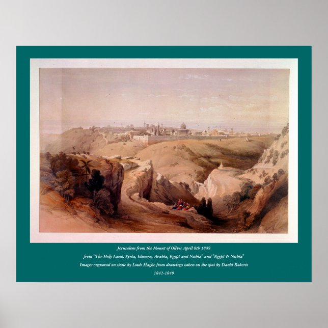 Affiche Gravé sur pierre par Louis Haghe (Devant)