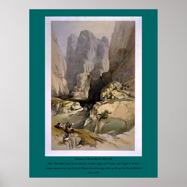 Affiche Gravé sur pierre par Louis Haghe (Devant)