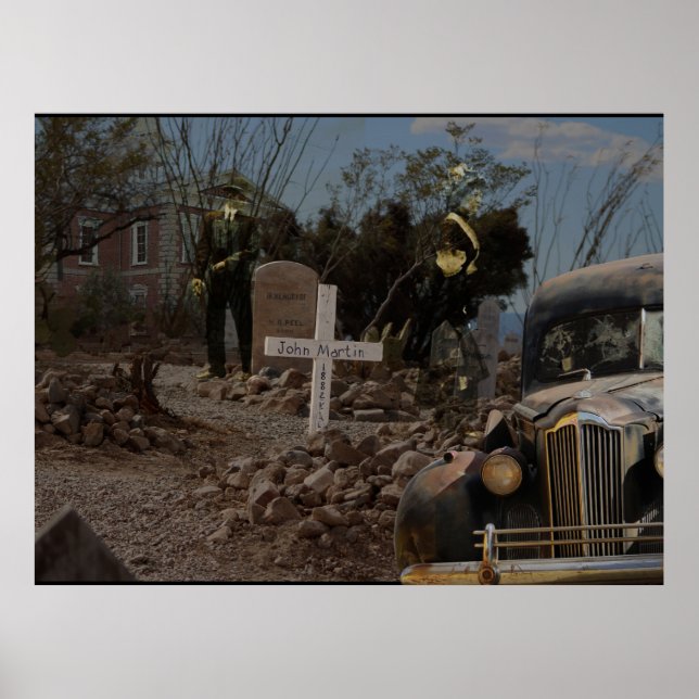 Affiche Graveyard hanté à Tombstone (Devant)