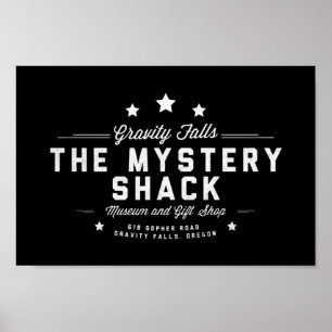 Affiche Gravity Falls La cabane mystérieuse