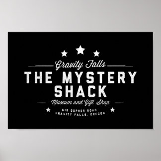 Affiche Gravity Falls La cabane mystérieuse