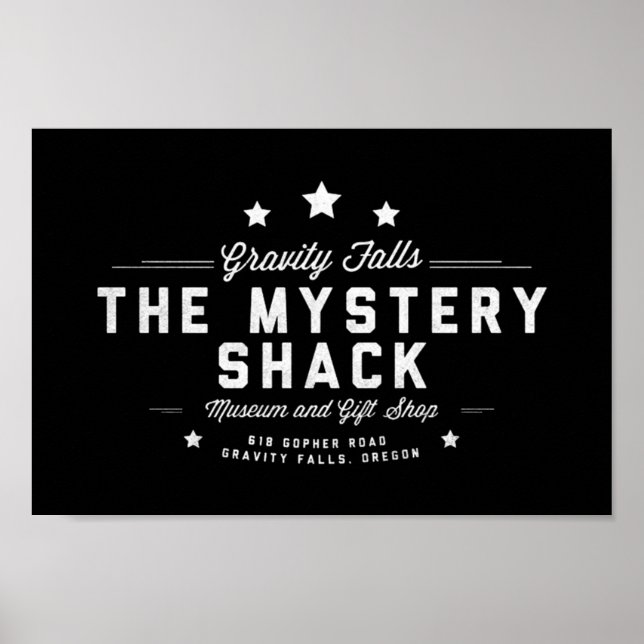 Affiche Gravity Falls La cabane mystérieuse (Devant)