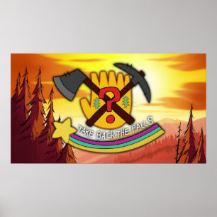 Affiche Gravity Falls  Take Back The Falls