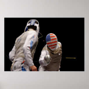 Affiche Gravure aux États-Unis