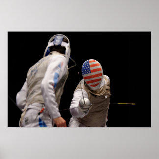 Affiche Gravure aux États-Unis