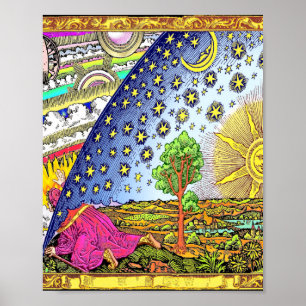 Affiche Gravure flammarion