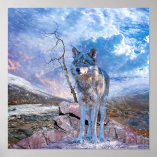 Affiche Gray Wolf RÉPONSE À L'APPEL