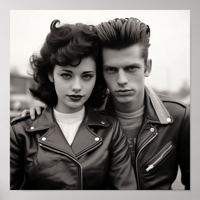 Affiche Greaser Punk Couple (Devant)