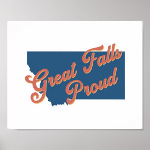 Affiche Great Falls Fier - Great Falls, Montana imprimer