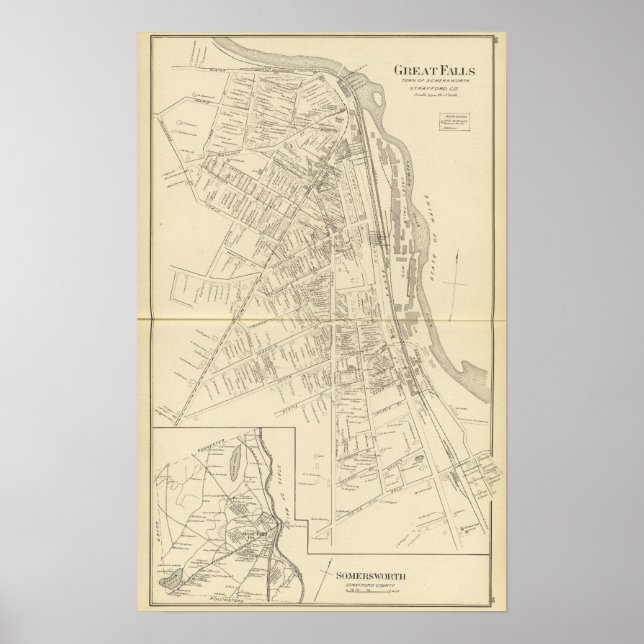 Affiche Great Falls, Somersworth (Devant)