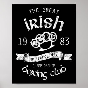 Affiche Great Irish Buffalo St. Patrick's Boxing Club Figh