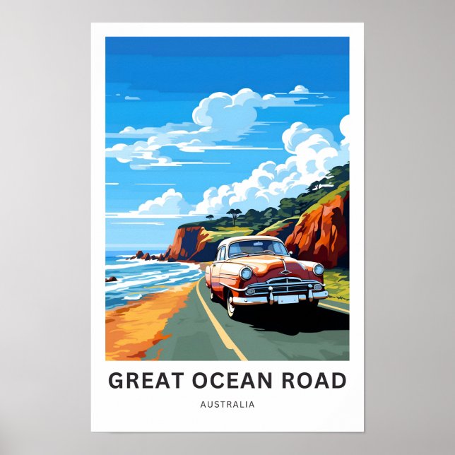 Affiche Great Ocean Road Australie Imprimer (Devant)