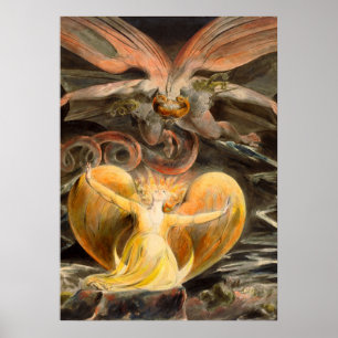 Affiche Great Red Dragon and the Woman Clothed with Sun