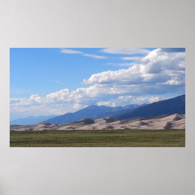 Affiche Great Sand Dunes Nat'l Park & Preserve, Colorado (Devant)