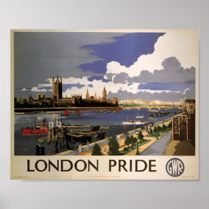 Affiche Great Western Railway - London Pride