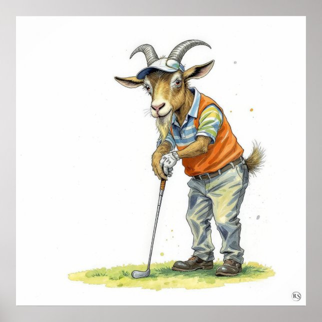 Affiche Greatest Of All Time - Golf Art Print (Devant)