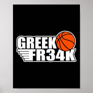 Affiche Grec Fr&# ; k Bysketbyll Milwaukee Freak Geek