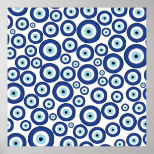 Affiche Grec Mati Mataki - Motif maléfique Matiasma #1