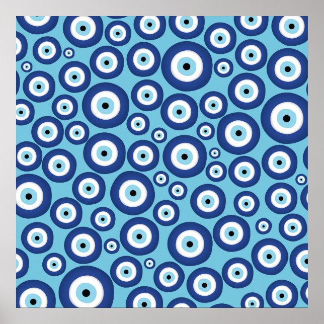 Affiche Grec Mati Mataki - Motif maléfique Matiasma #2 (Devant)