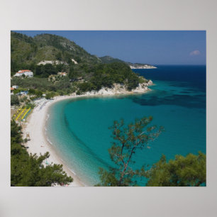 Affiche GRÈCE, Îles de la mer Égée nord-orientale, SAMOS,