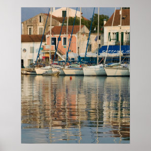 Affiche GRÈCE, Ioniennes, KEFALONIE, Fiskardo :