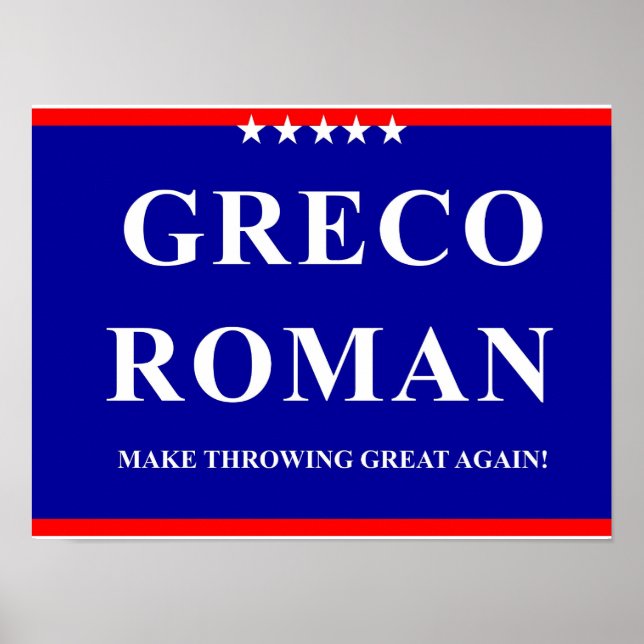 Affiche Greco Roman (Devant)