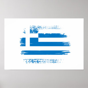 Affiche Greek flag