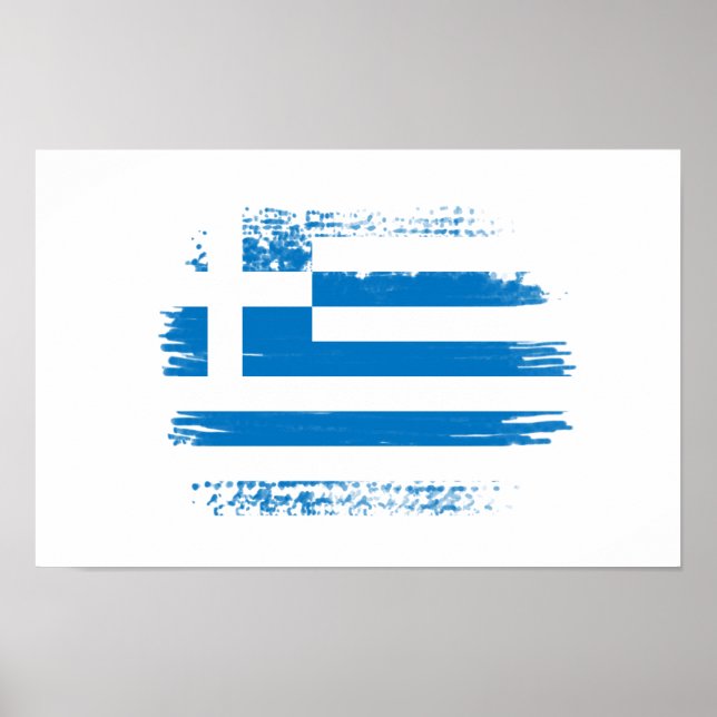 Affiche Greek flag (Devant)