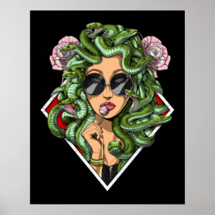 Affiche Greek Goddess Medusa