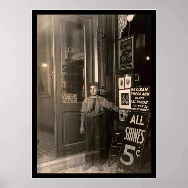 Affiche Greek Shoe Shine Boy 1908 (Devant)