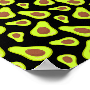 Affiche Green Avocados Vegetable Lover Veggie Healthy Food