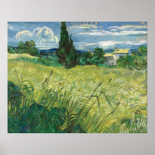 Affiche Green Field Vincent van Gogh