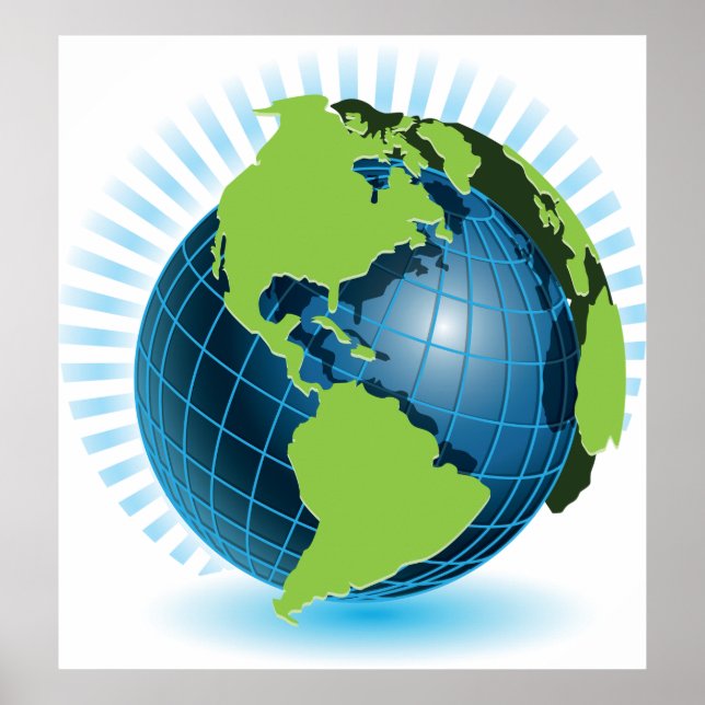 Affiche Green Globe (Devant)