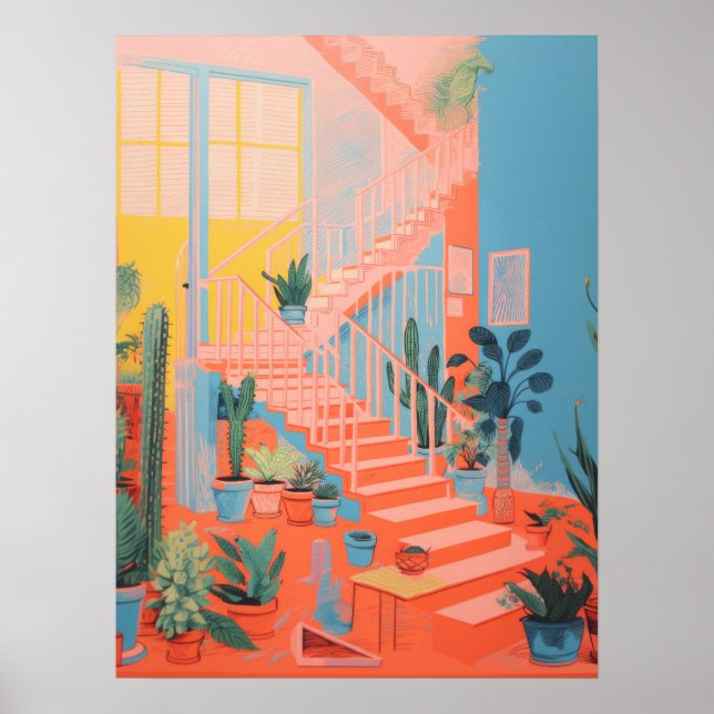 Affiche Green Haven Steps : L'escalier de la nature (Devant)