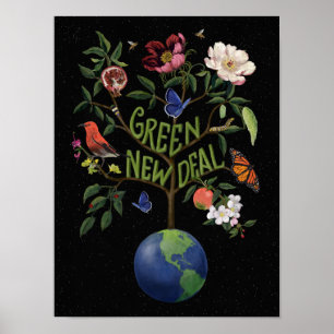 Affiche Green New Deal