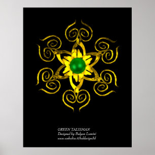 AFFICHE GREEN TALISMAN