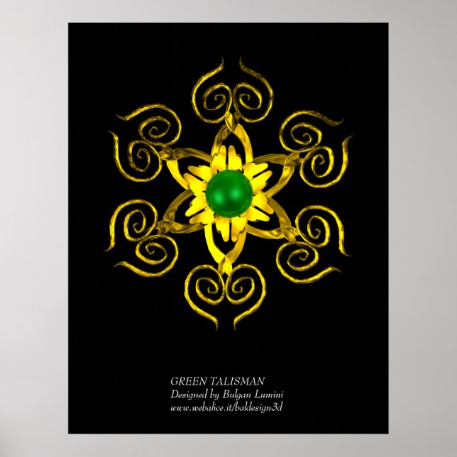 AFFICHE GREEN TALISMAN (Devant)