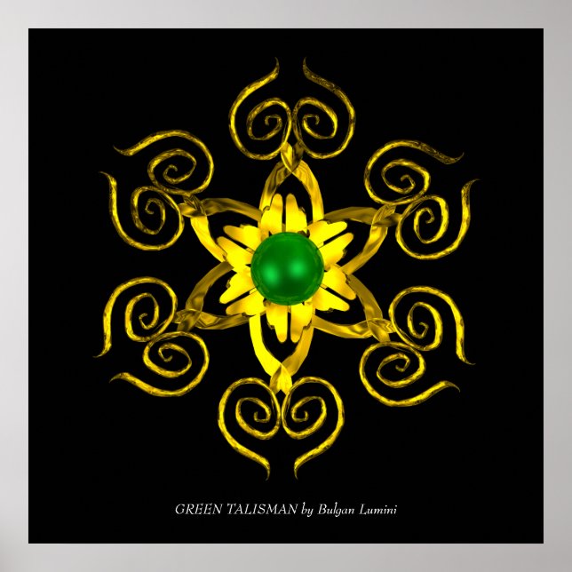 AFFICHE GREEN TALISMAN (Devant)