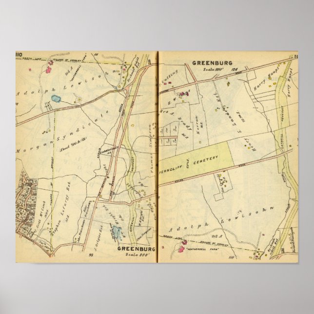 Affiche Greenburg, New York 4 (Devant)