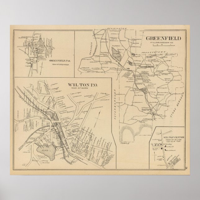 Affiche Greenfield, Hillsborough Co (Devant)