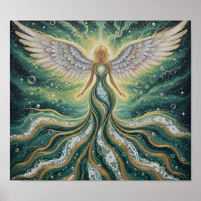 Affiche GreenGoldMysticAngel (Devant)