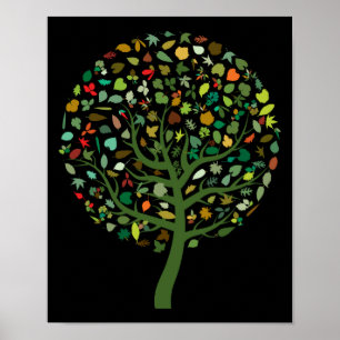 Affiche Greenie cute tree environmental