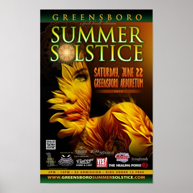 Affiche Greensboro Summer Solstice 2019 Souvenir (Devant)