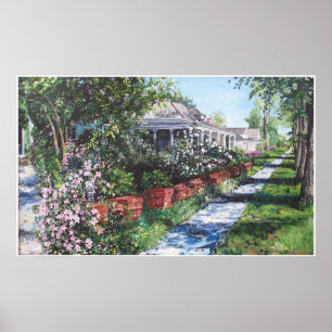 Affiche Greenville Mississippi au printemps