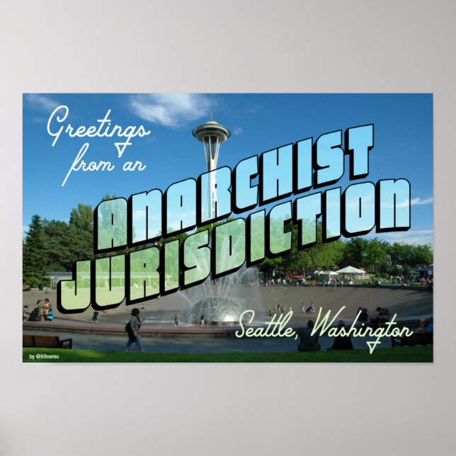 Affiche Greetings from Anarchist Seattle! (Devant)