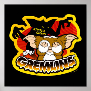 Affiche Gremlins   Gizmo Stripe