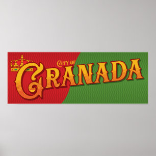 Affiche Grenade Espagne