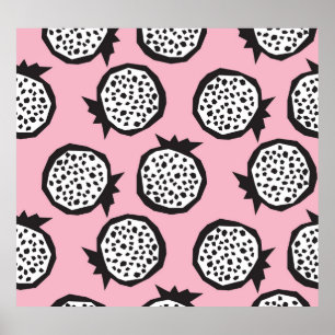 Affiche Grenade moderne : Style Abstrait sans couture