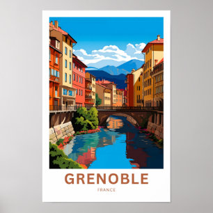 Affiche Grenoble France Imprimer